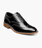 Black - Stacy Adams - Dunbar Wingtip Oxford
