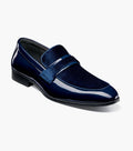 Navy - Stacy Adams - Spratley Moc Toe Saddle Slip On