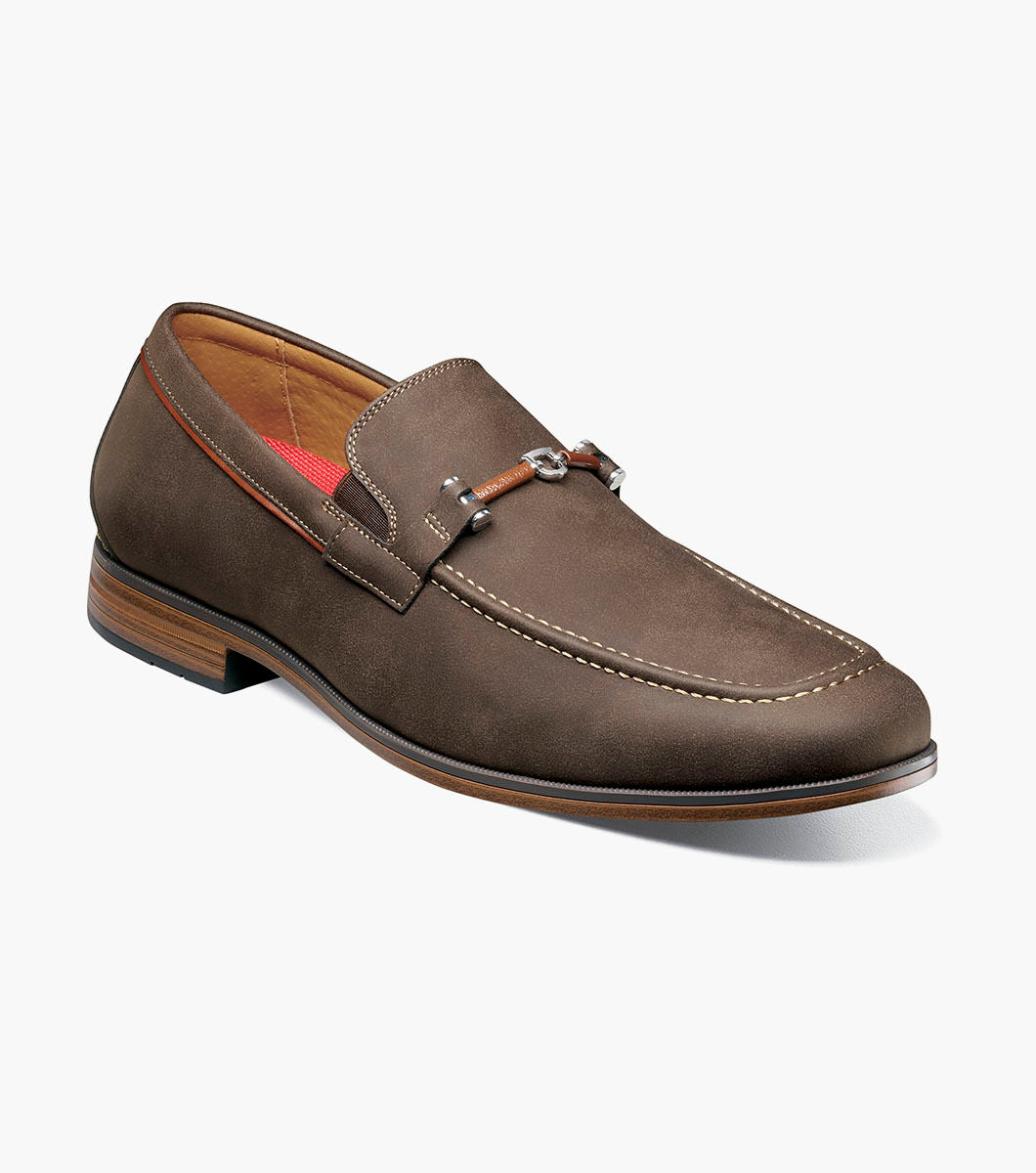 Brown - Stacy Adams - Richardson Moc Toe Bit Slip On