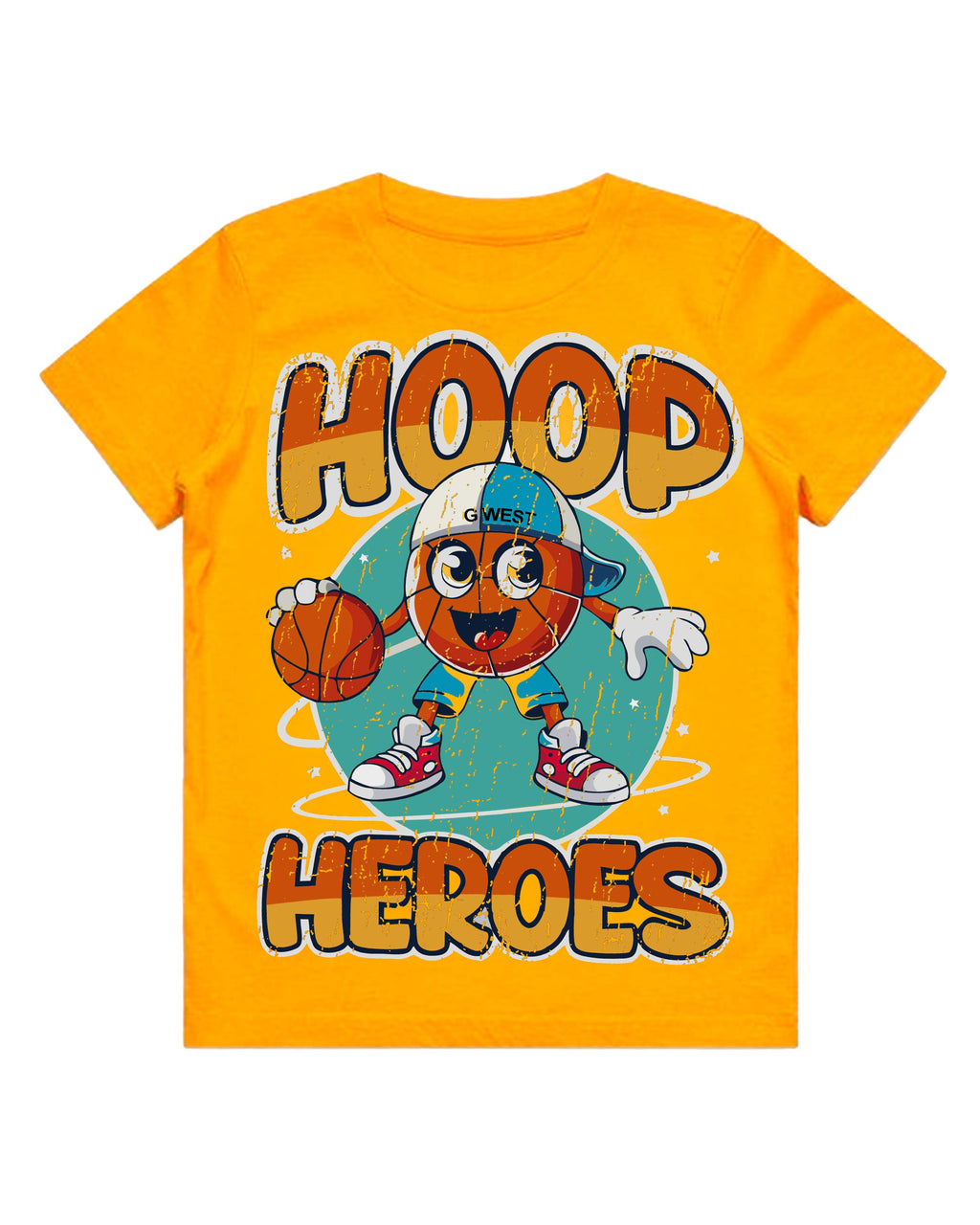 G West Kids Hoop Heroes Tee - Dtpbasty9072 G West