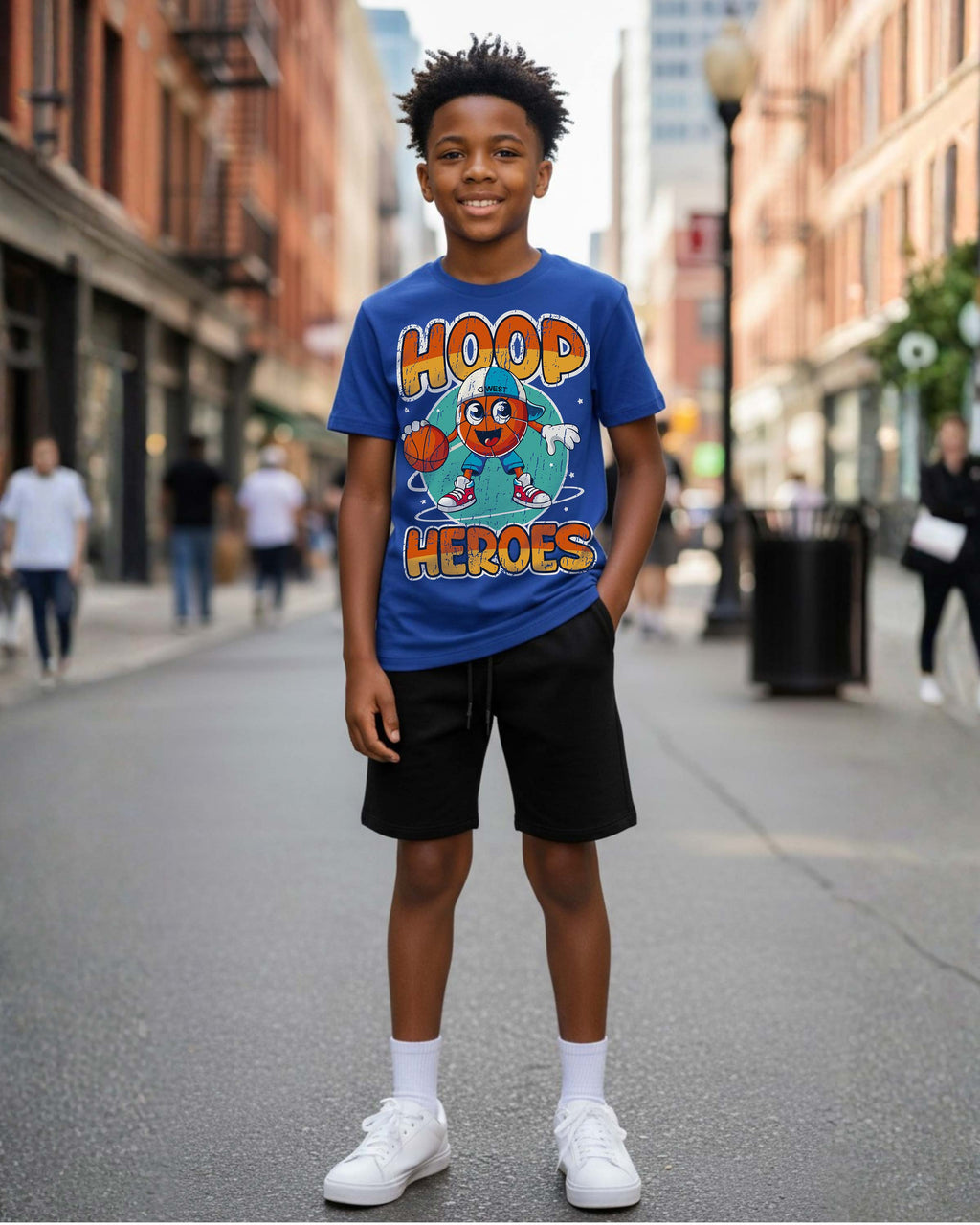 G West Kids Hoop Heroes Tee - Dtpbasty9072 G West