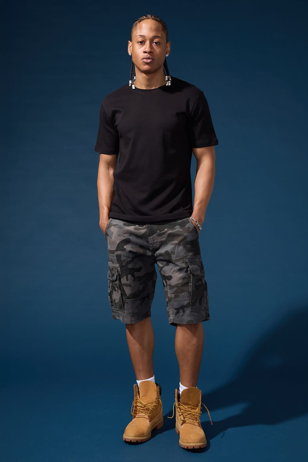 OG - Xavier Camo Cargo Shorts