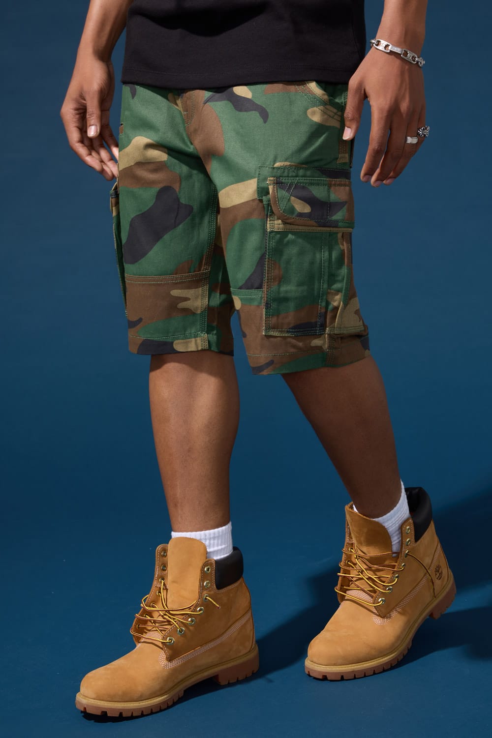 OG - Xavier Camo Cargo Shorts