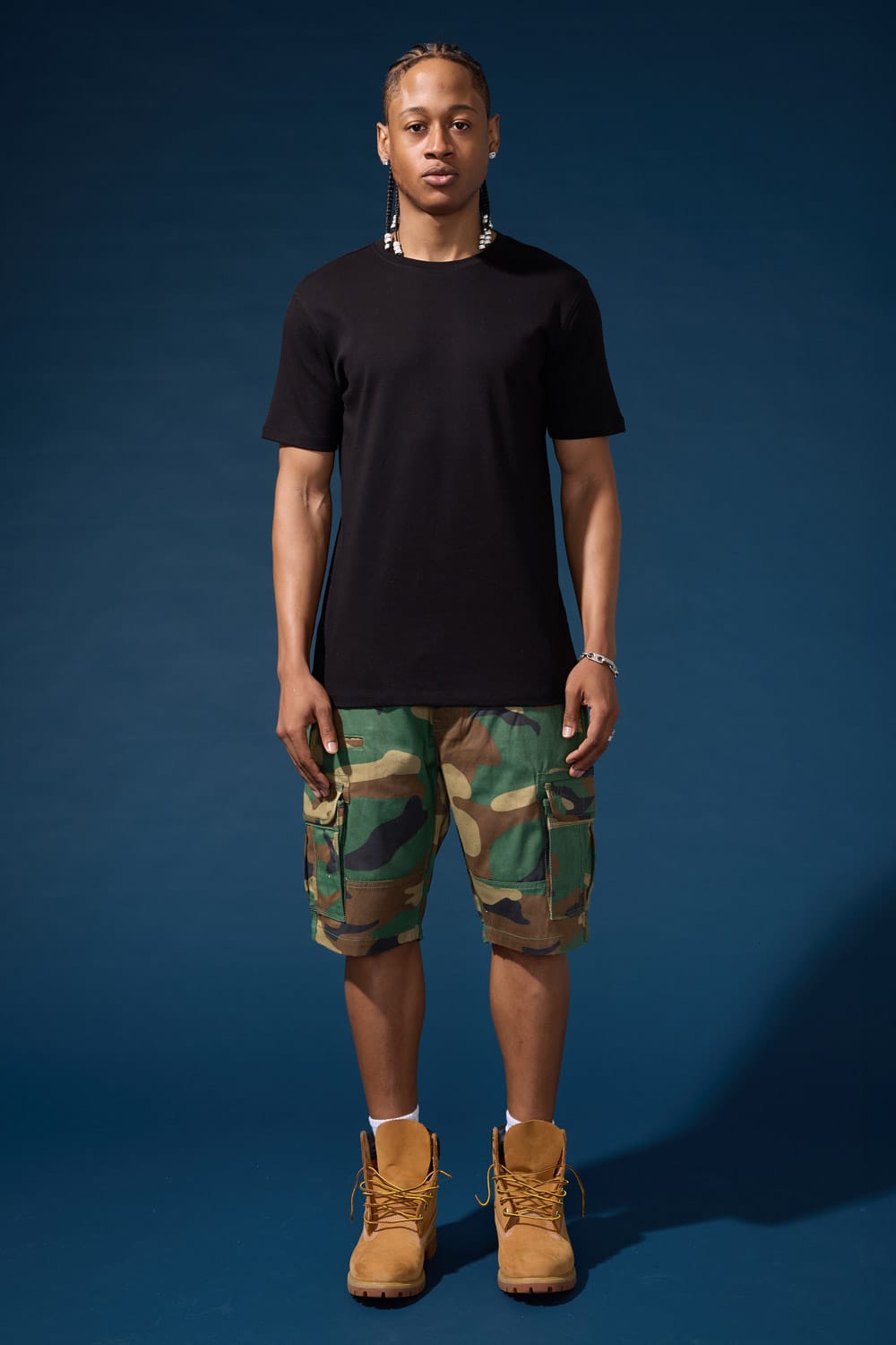 OG - Xavier Camo Cargo Shorts