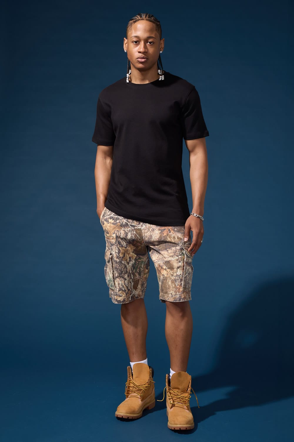 OG - Xavier Camo Cargo Shorts