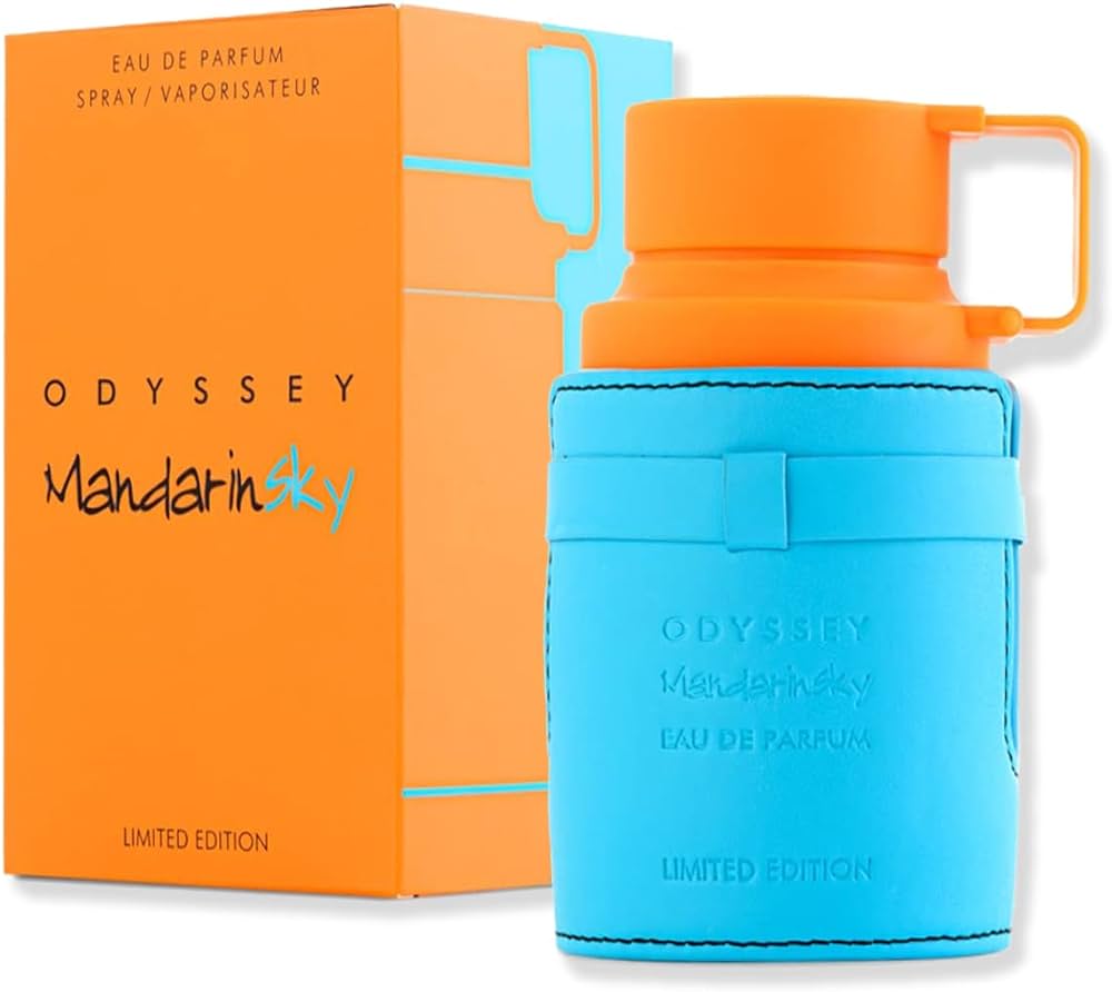 Armaf Odyssey Mandarin Sky (Limited Edition) Eau de Parfum (EDP) Spray 3.4 oz / 100 ml for Men Rafaelos