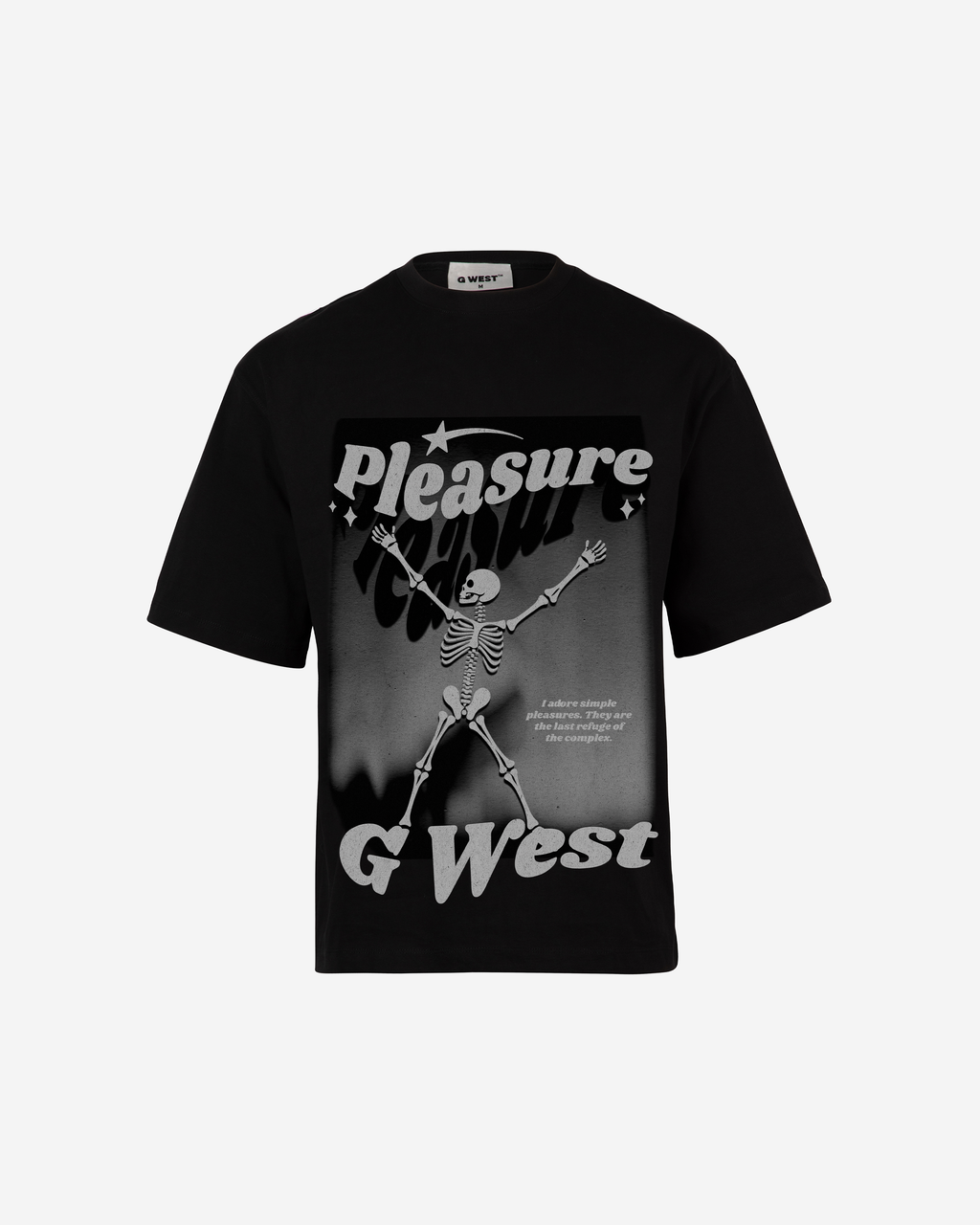 G WEST PLEASURE OVERSIZED T-Shirt Mens G West