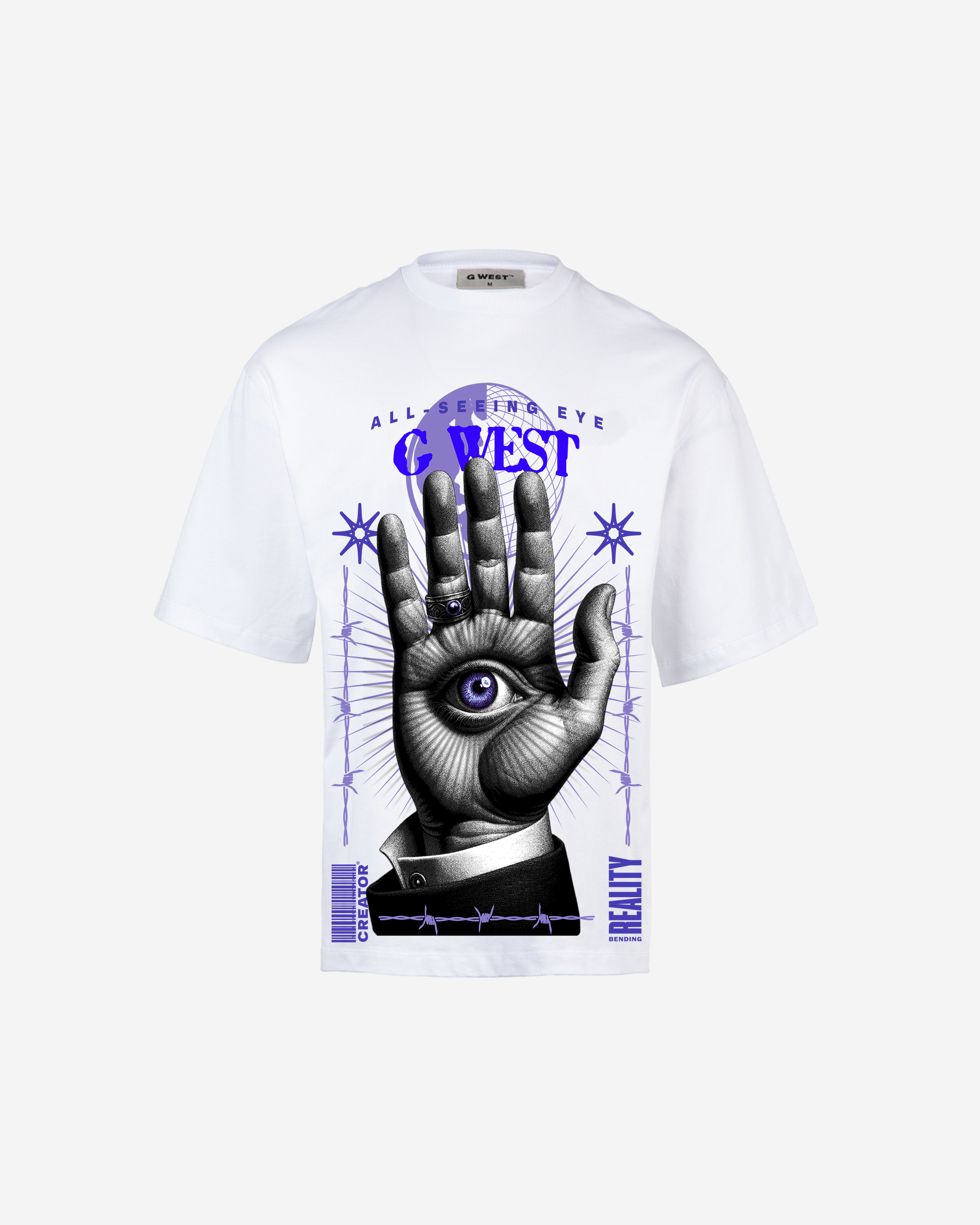G WEST ALL SEEING EYE OVERSIZED T-Shirt Mens G West