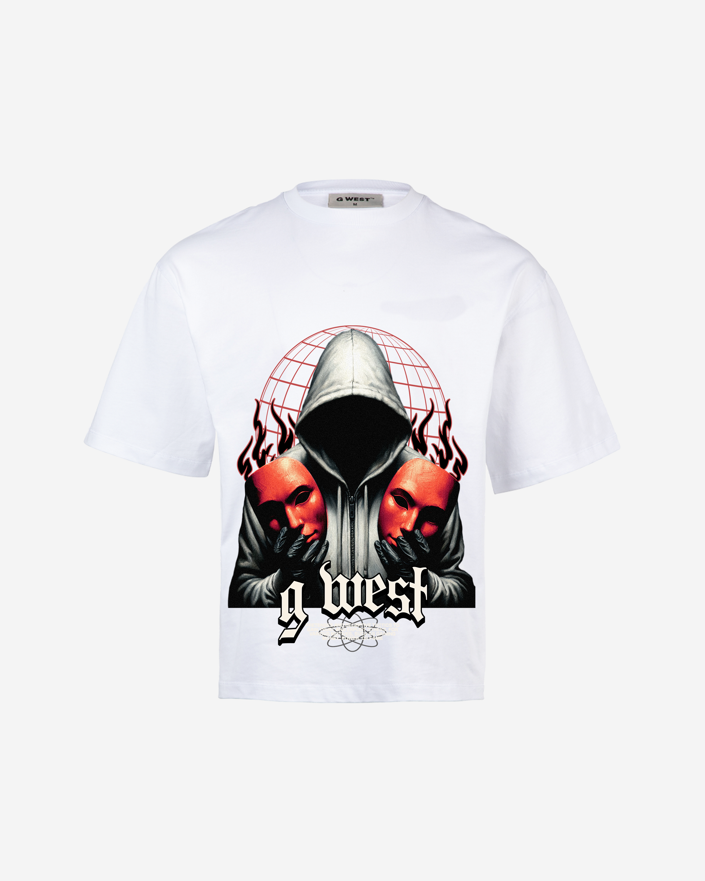 G WEST DOUBLE FACED OVERSIZED T-Shirt Mens G West