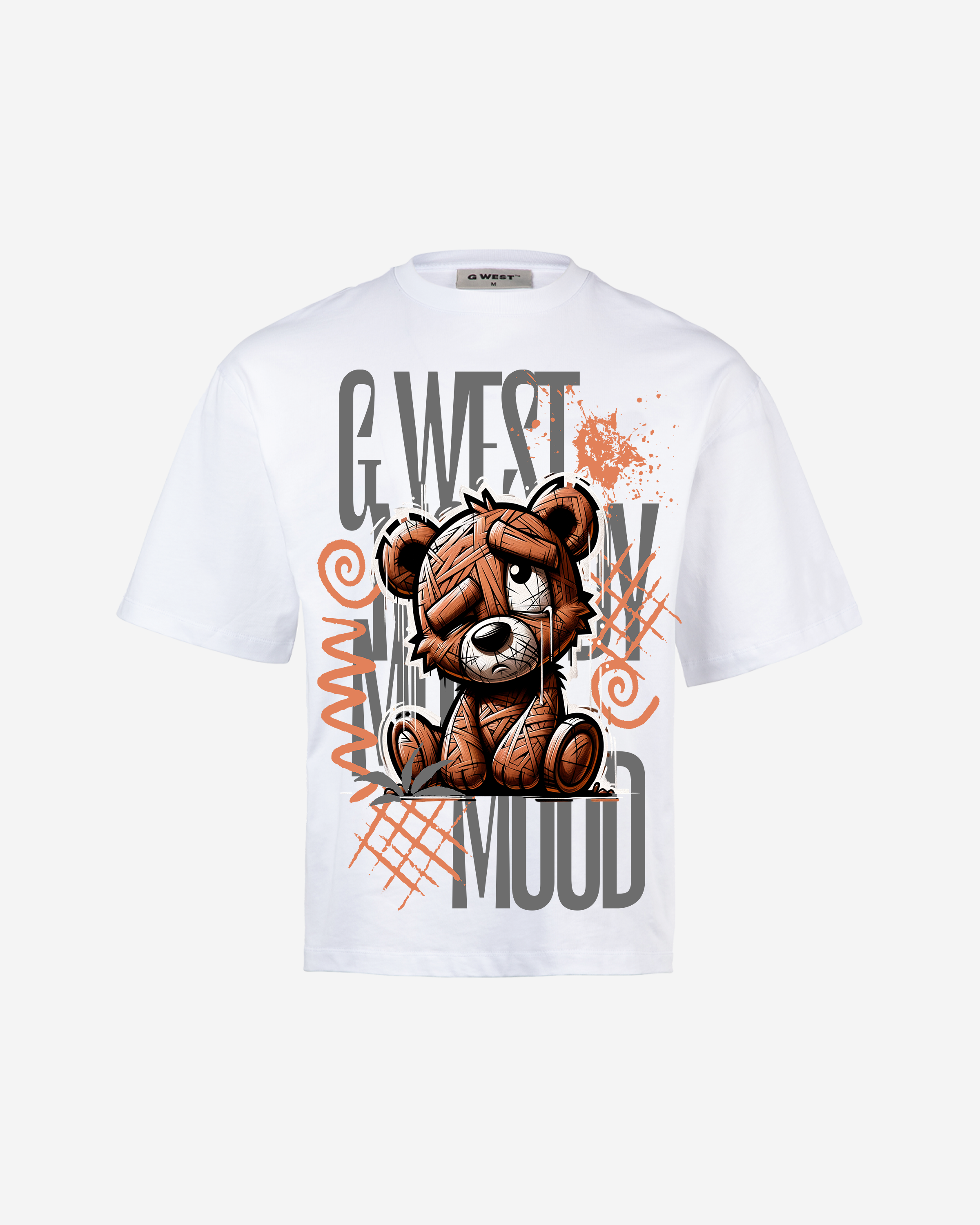 G WEST MOOODY MOOD OVERSIZED T-Shirt Mens G West