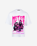G WEST URBAN MOTORCYCLE OVERSIZED T-Shirt Mens G West