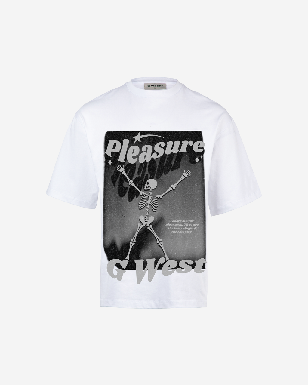 G WEST PLEASURE OVERSIZED T-Shirt Mens G West