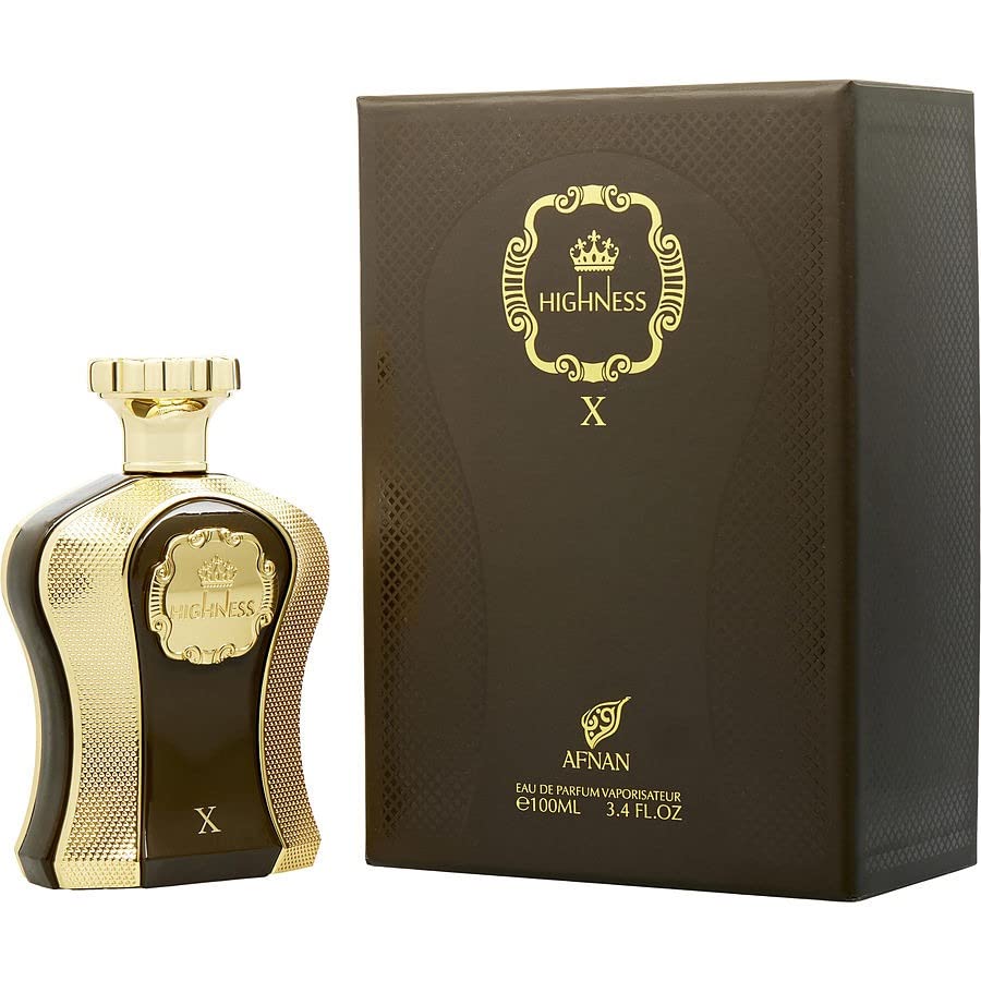 Afnan Highness X Brown for Men Eau De Parfum Spray 3.4 oz 100 ml Rafaelos