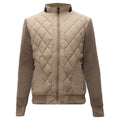 Urban Crest Quilted Bomber BEIGE