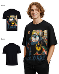 G West Mens Work Of Art Oversized Tee G West