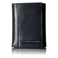 Tommy Hilfiger Men's Leather Cambridge Trifold Wallet Dark Brown (31TL11X033) Rafaelos