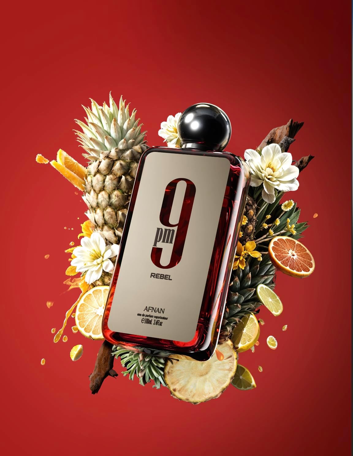 9pm Rebel 3.4 oz 100 ml EDP by Afnan Rafaelos