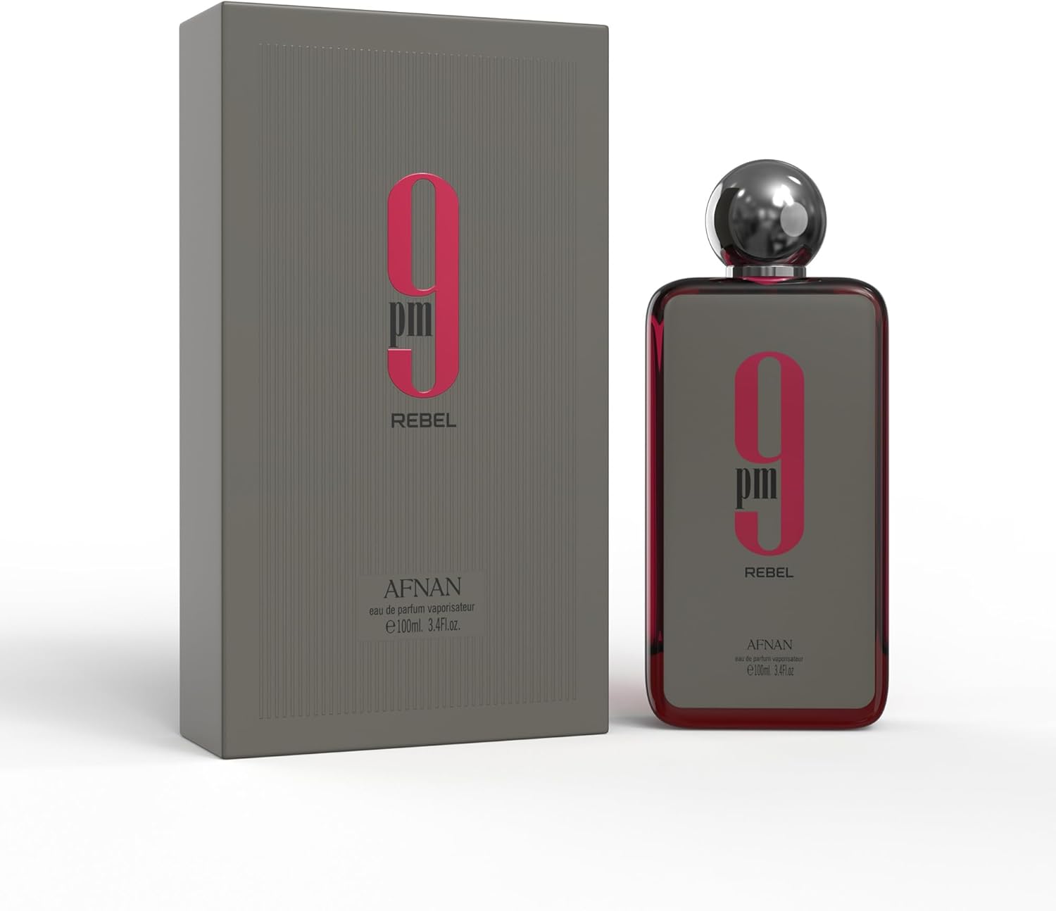9pm Rebel 3.4 oz 100 ml EDP by Afnan Rafaelos