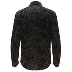 Dinner and Drinks Button-Up Shirt BLACK/GOLD