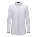 No Limits Button-Up Shirt - WHITE/GUN