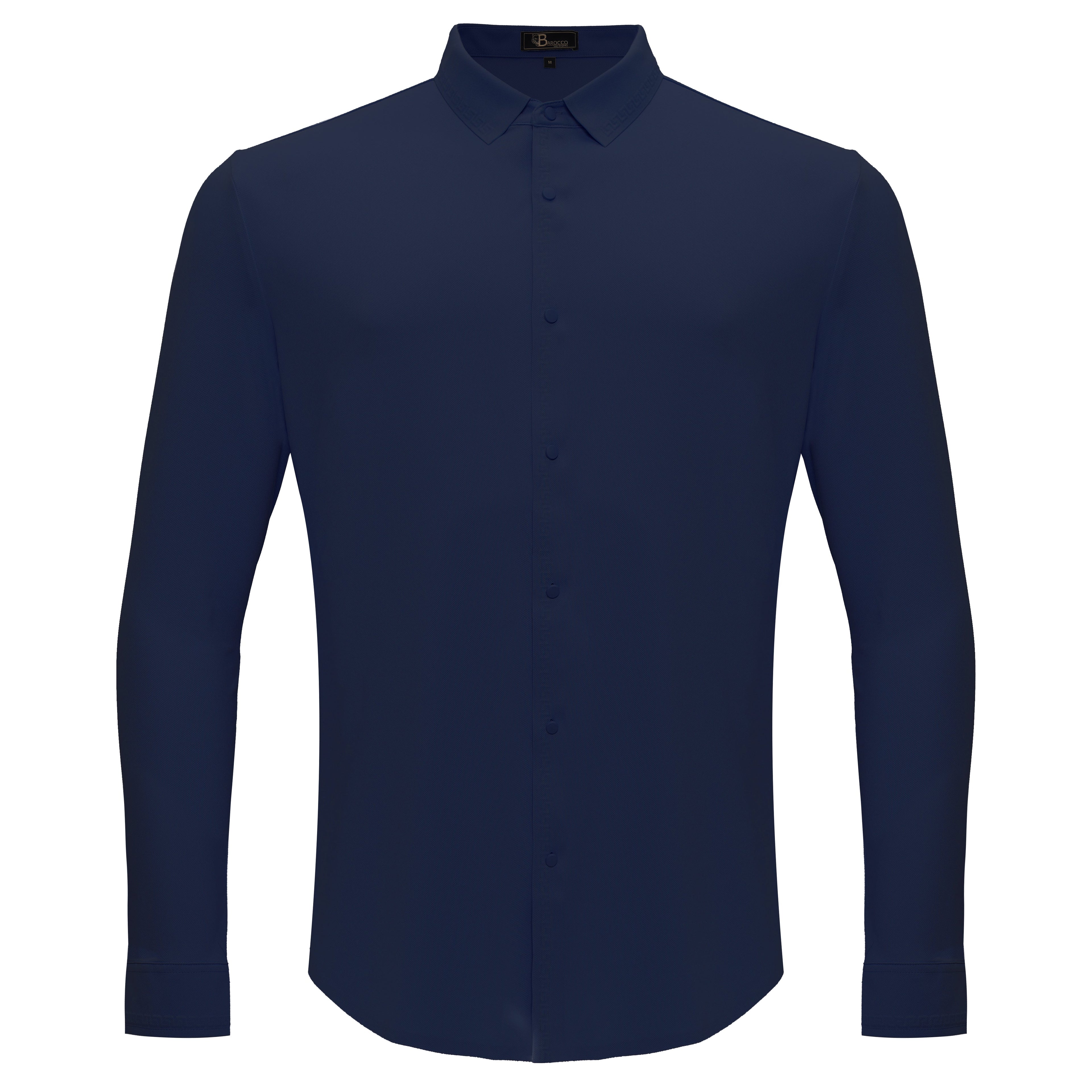 Olympic Victory Button-Up Shirt DARK BLUE