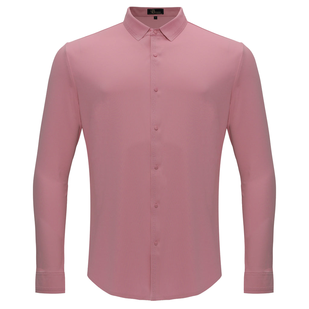 Olympic Victory Button-Up Shirt DUSTY PINK