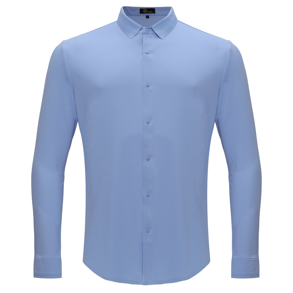 Olympic Victory Button-Up Shirt SKY BLUE