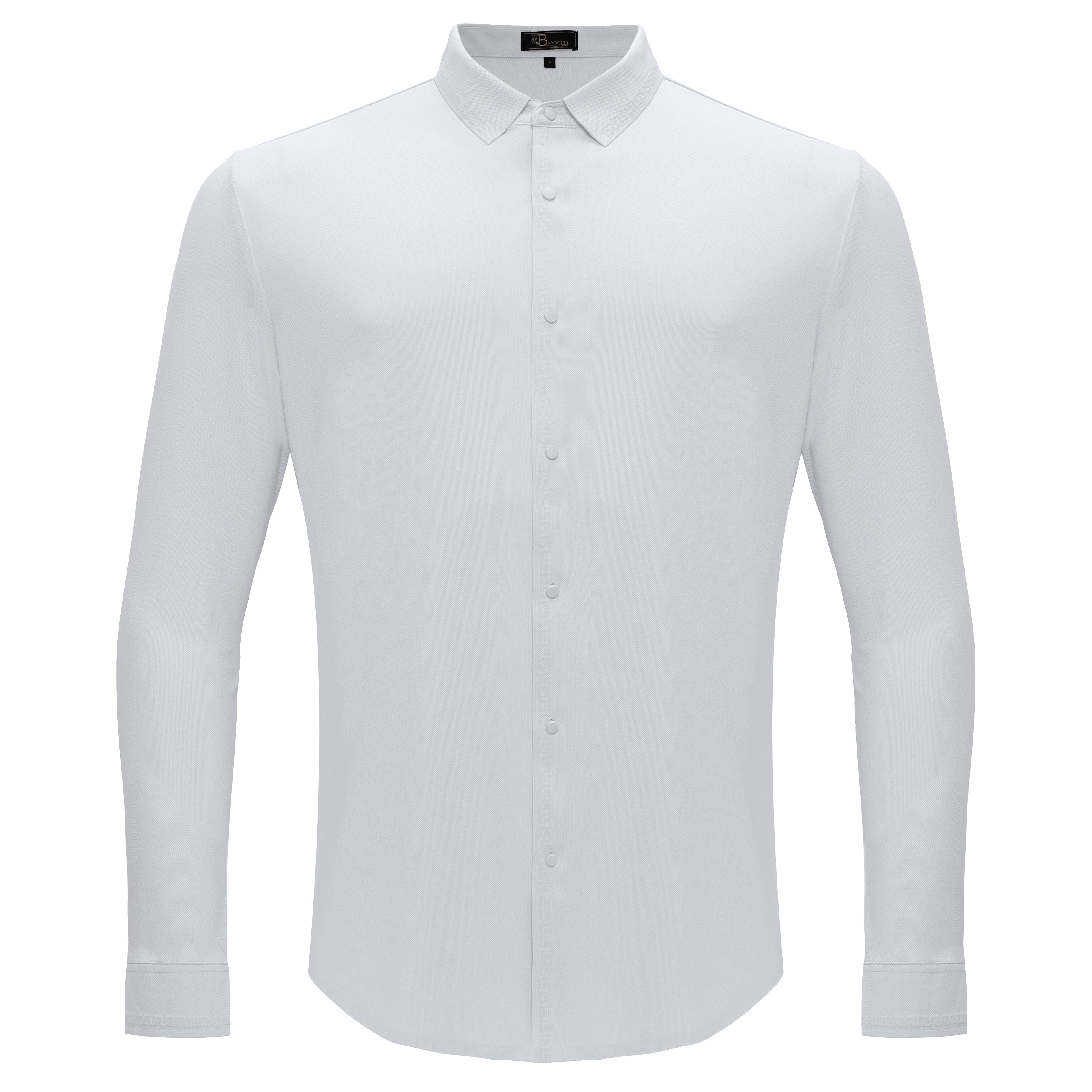 Olympic Victory Button-Up Shirt WHITE