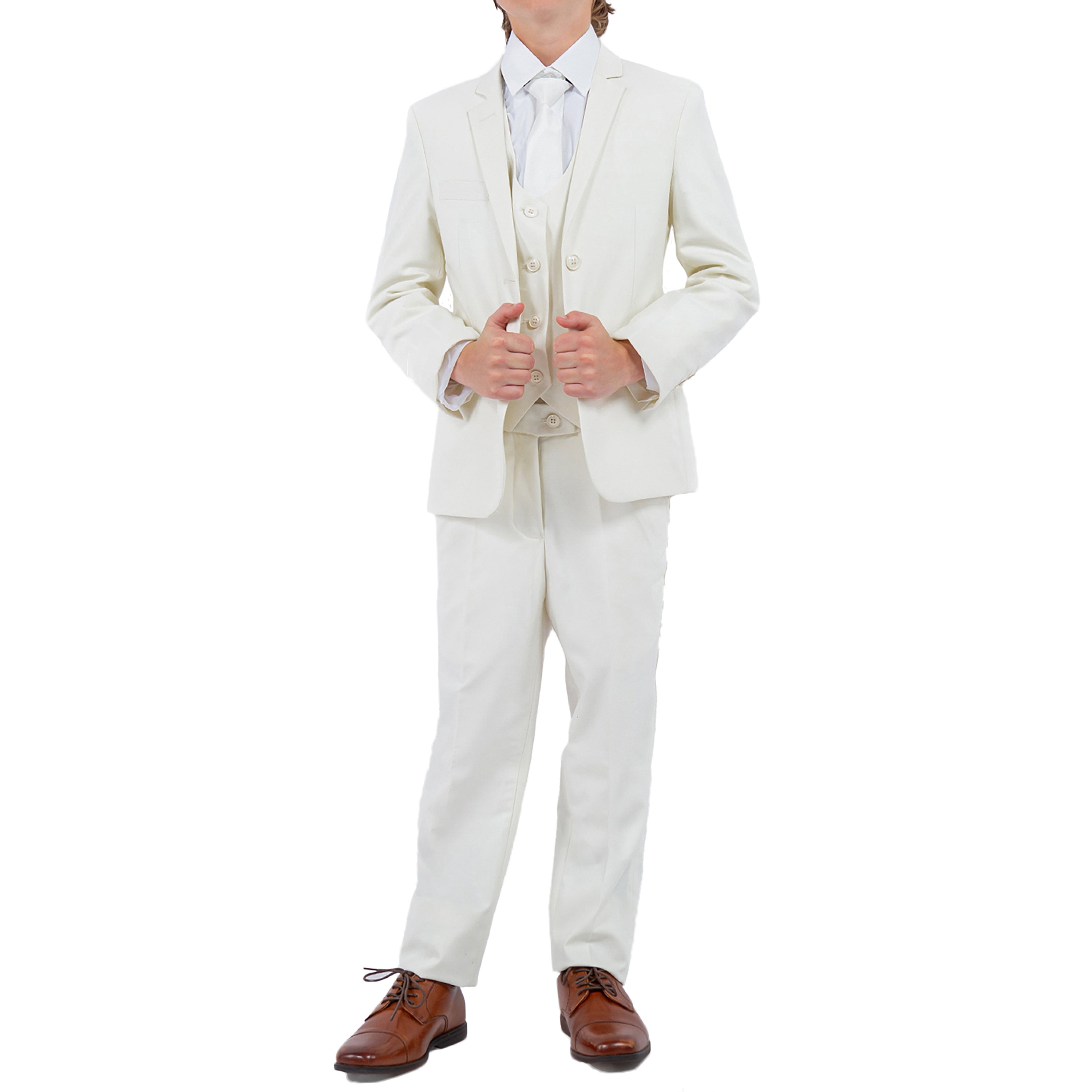 Tazzio Boy's 5pc Solid Suit