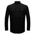 Silver Sophistication Button-Up Shirt BLACK