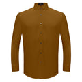 Silver Sophistication Button-Up Shirt KHAKI