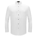 Silver Sophistication Button-Up Shirt WHITE