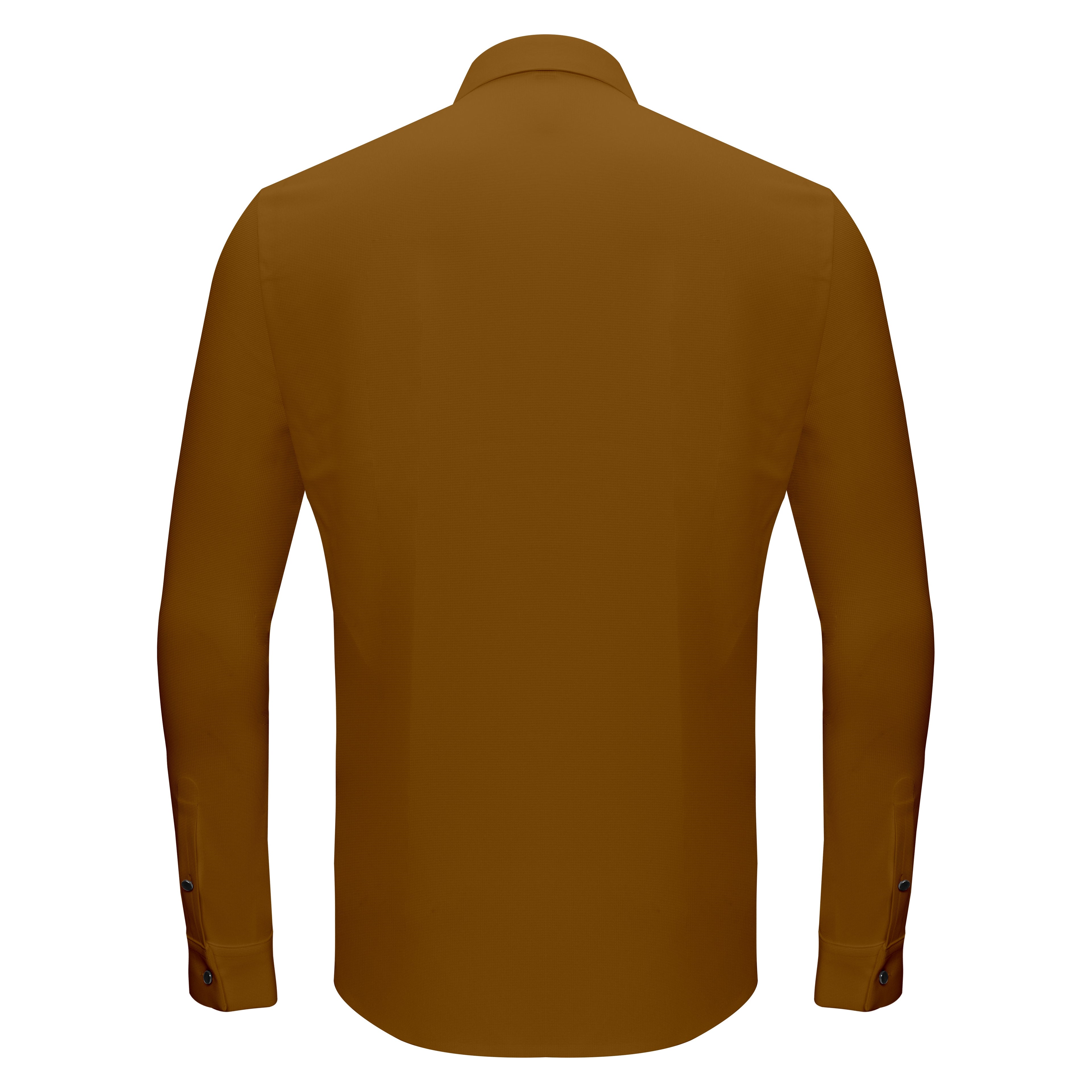 Silver Sophistication Button-Up Shirt KHAKI