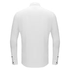 Silver Sophistication Button-Up Shirt WHITE