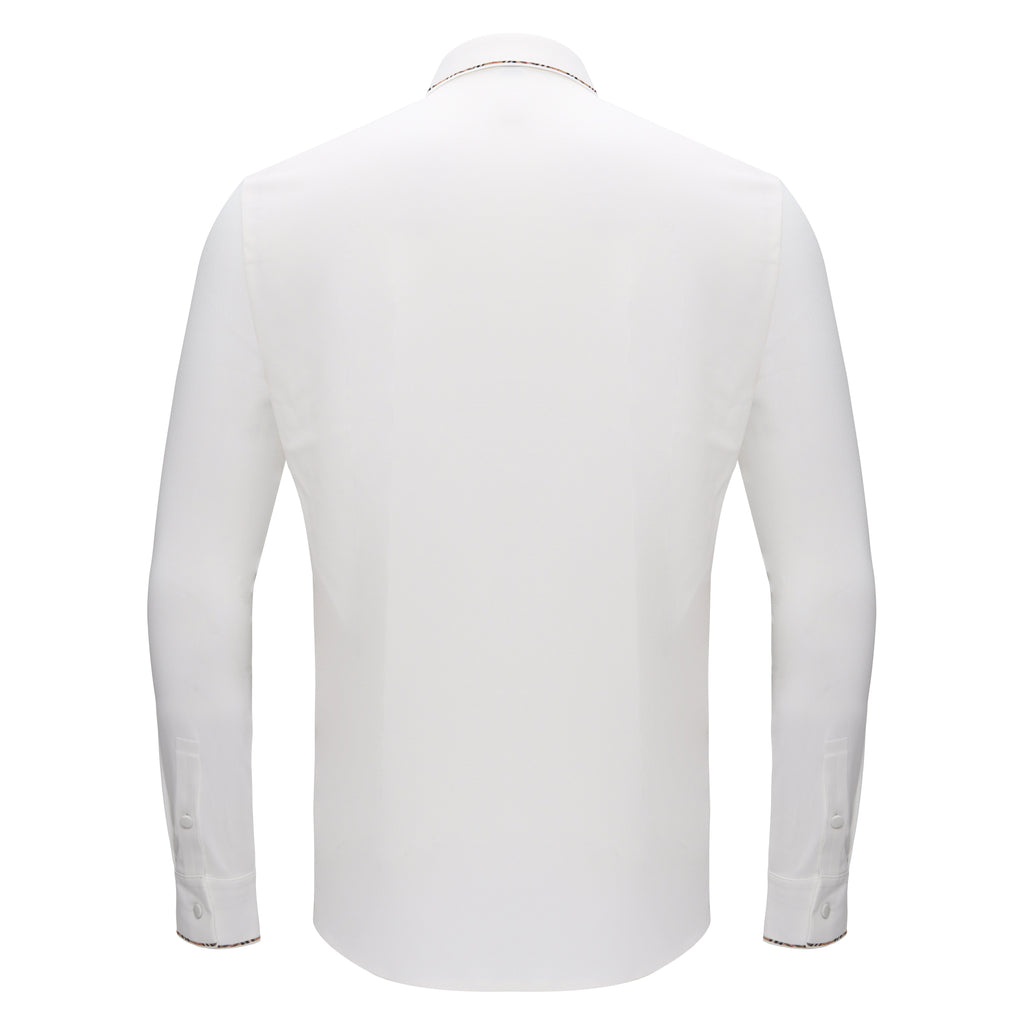 Modern Class Button up shirt  WHITE