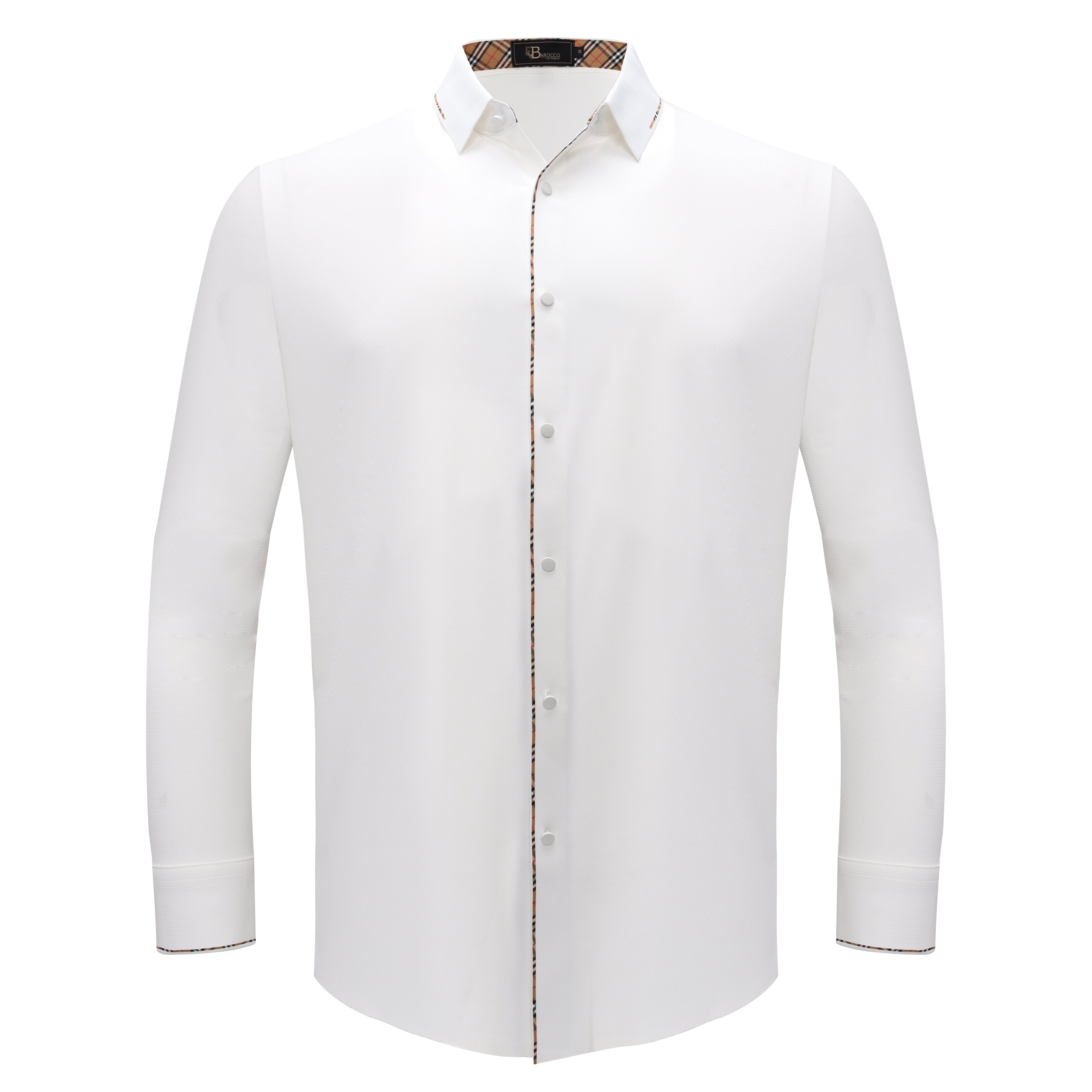 Modern Class Button up shirt  WHITE