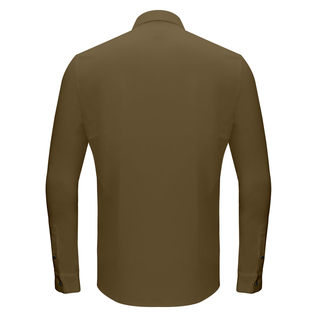 Power Move Button-Up Shirt KHAKI