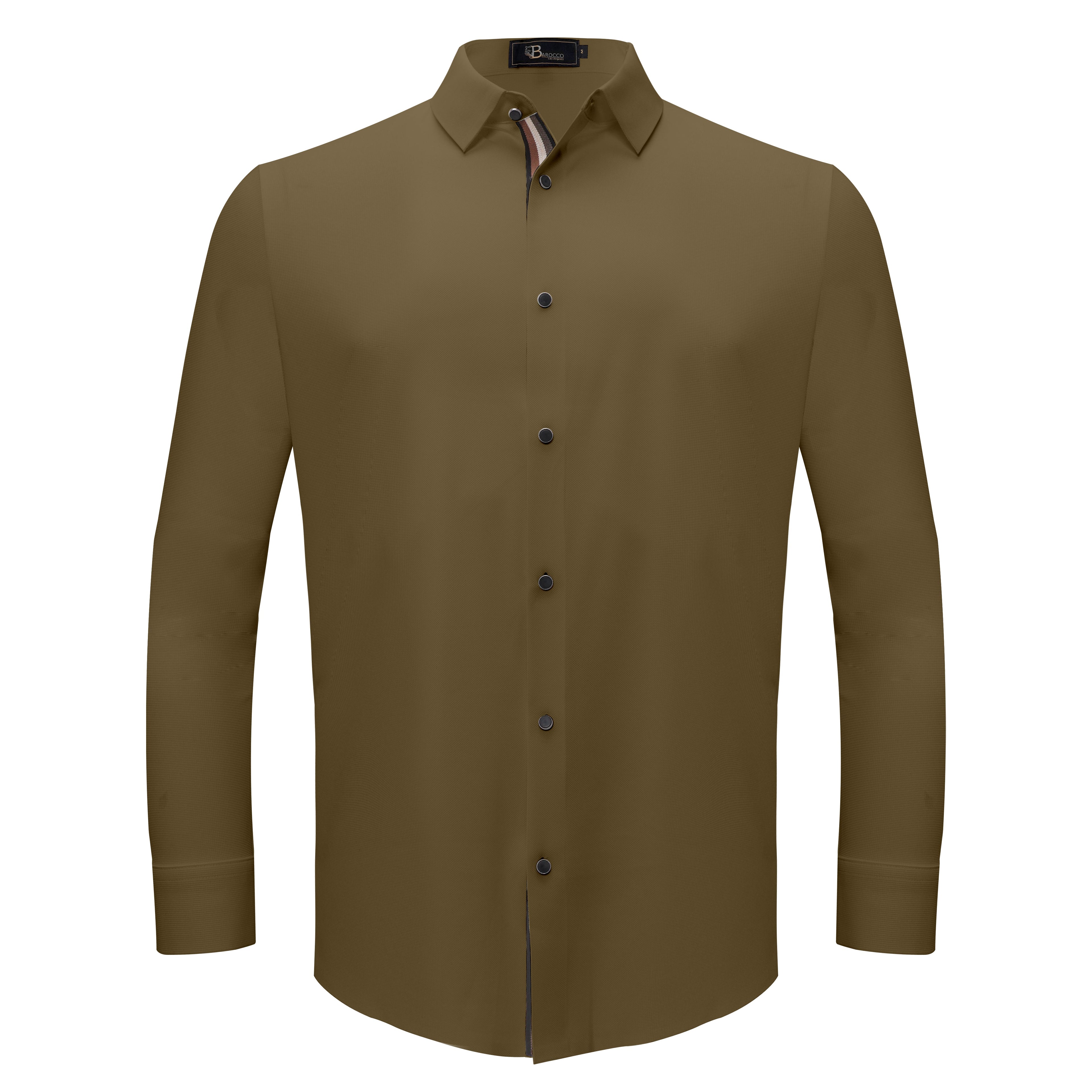 Power Move Button-Up Shirt KHAKI