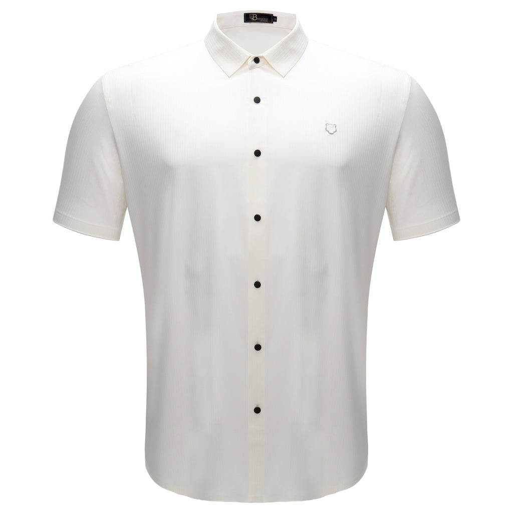 Apex Spirit Short Sleeve Button-Up WHITE