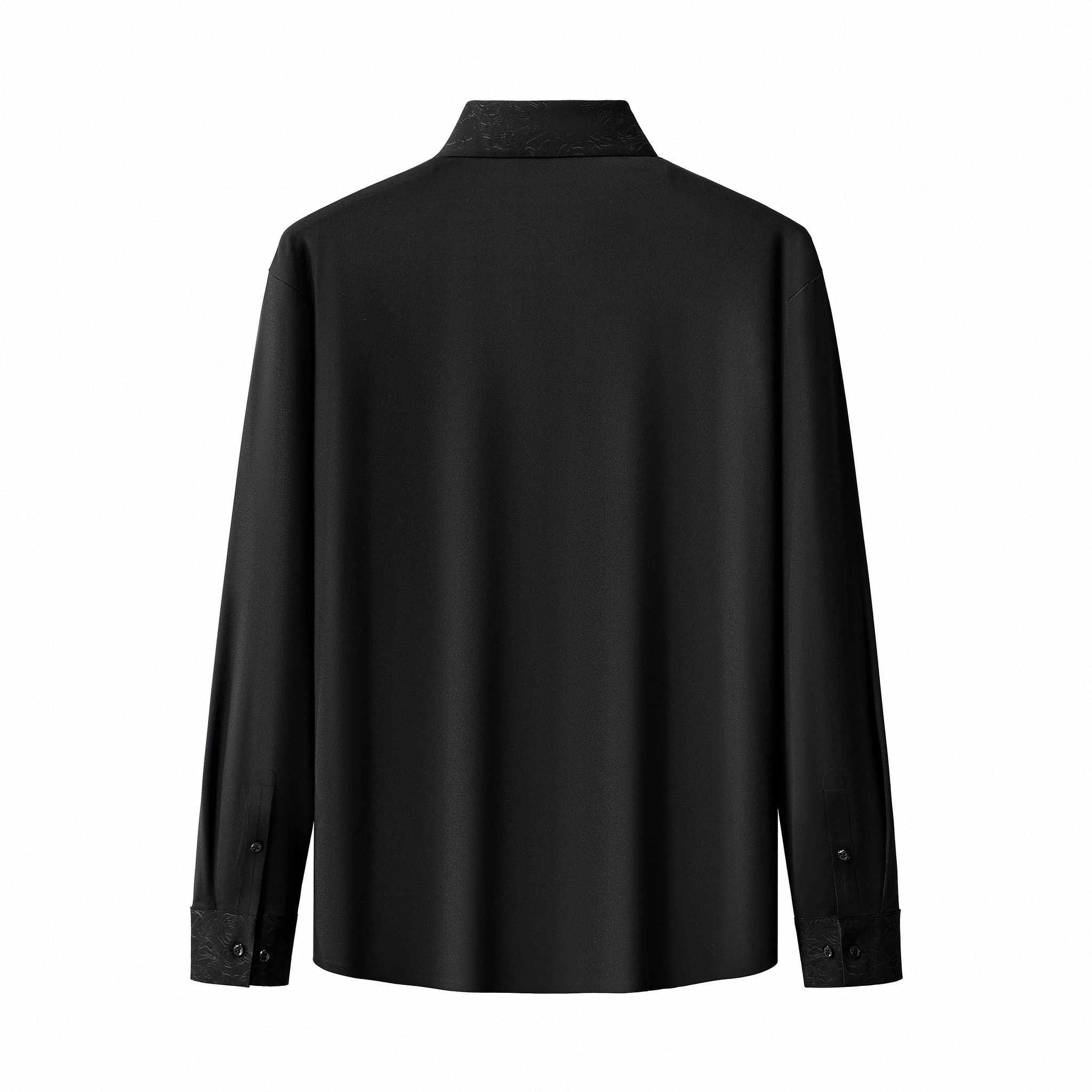 Rose Éclat Emboss Shirt BLACK
