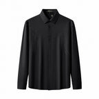Midnight Wave Embellished LS Shirt BLACK