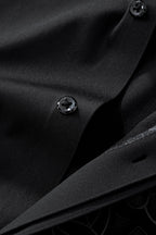 Velvet Noir Laser-Cut LS Shirt BLACK