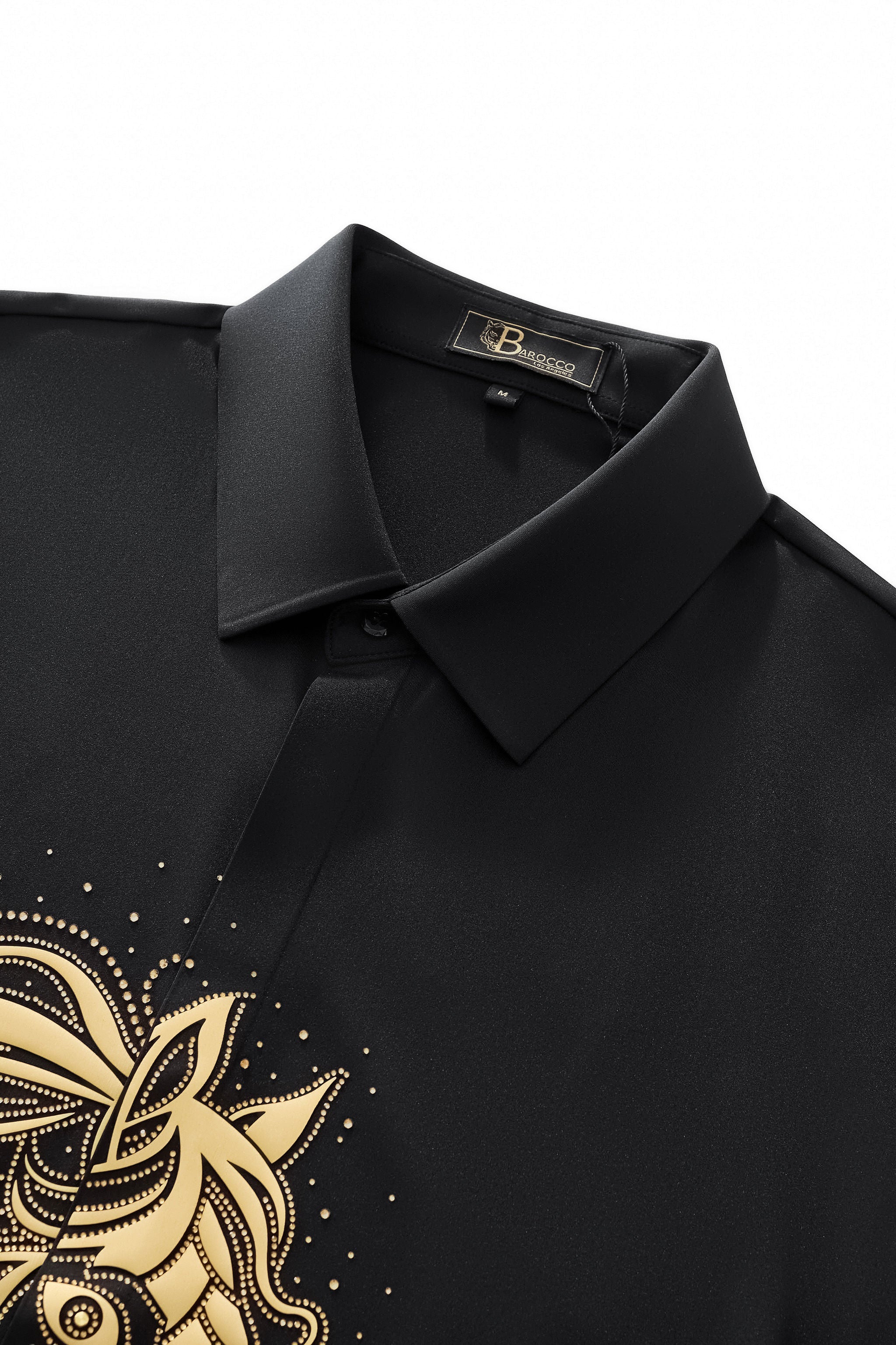 Stallion Embellished LS Shirt BLACK/GOLD