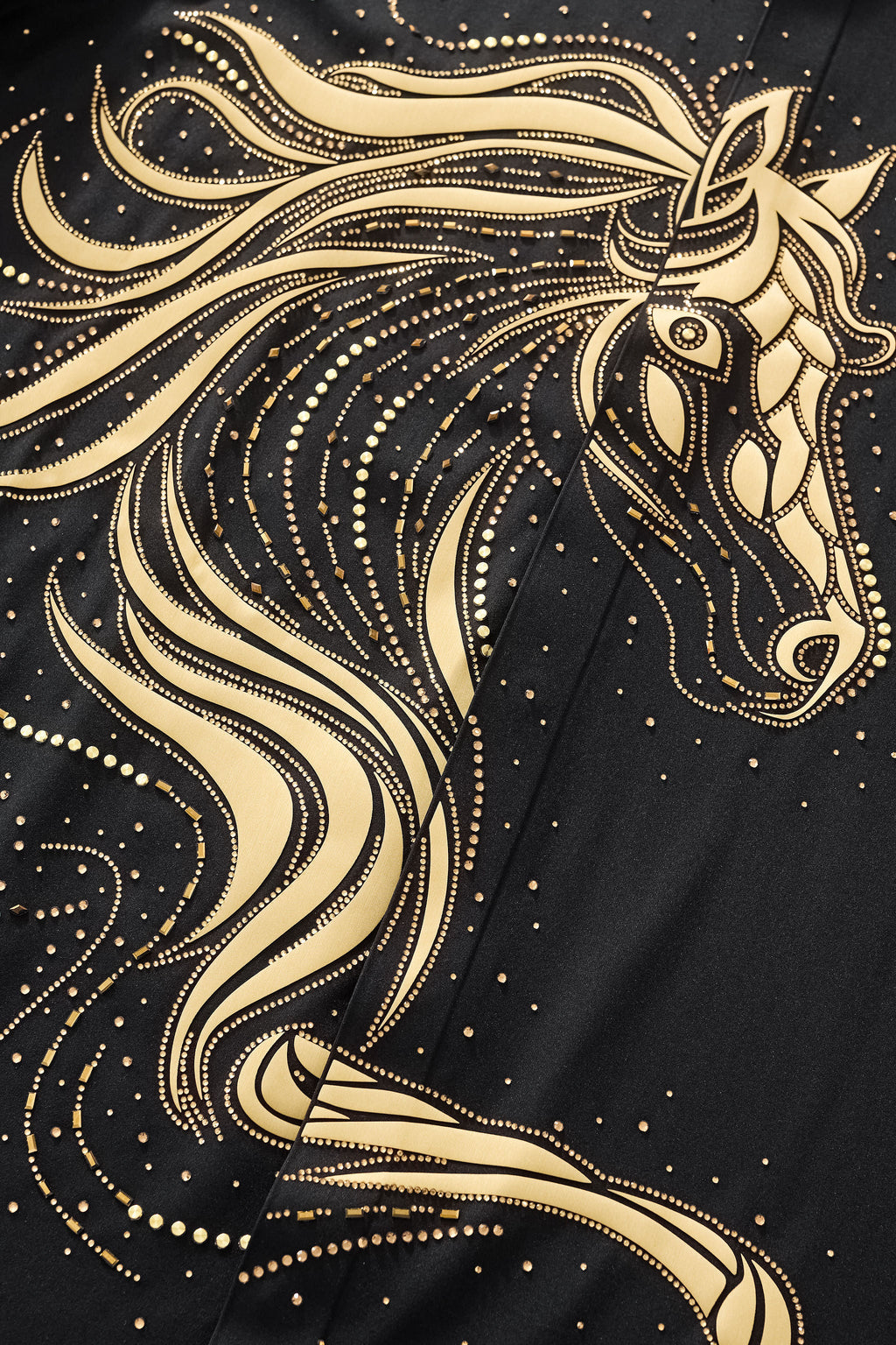 Stallion Embellished LS Shirt BLACK/GOLD