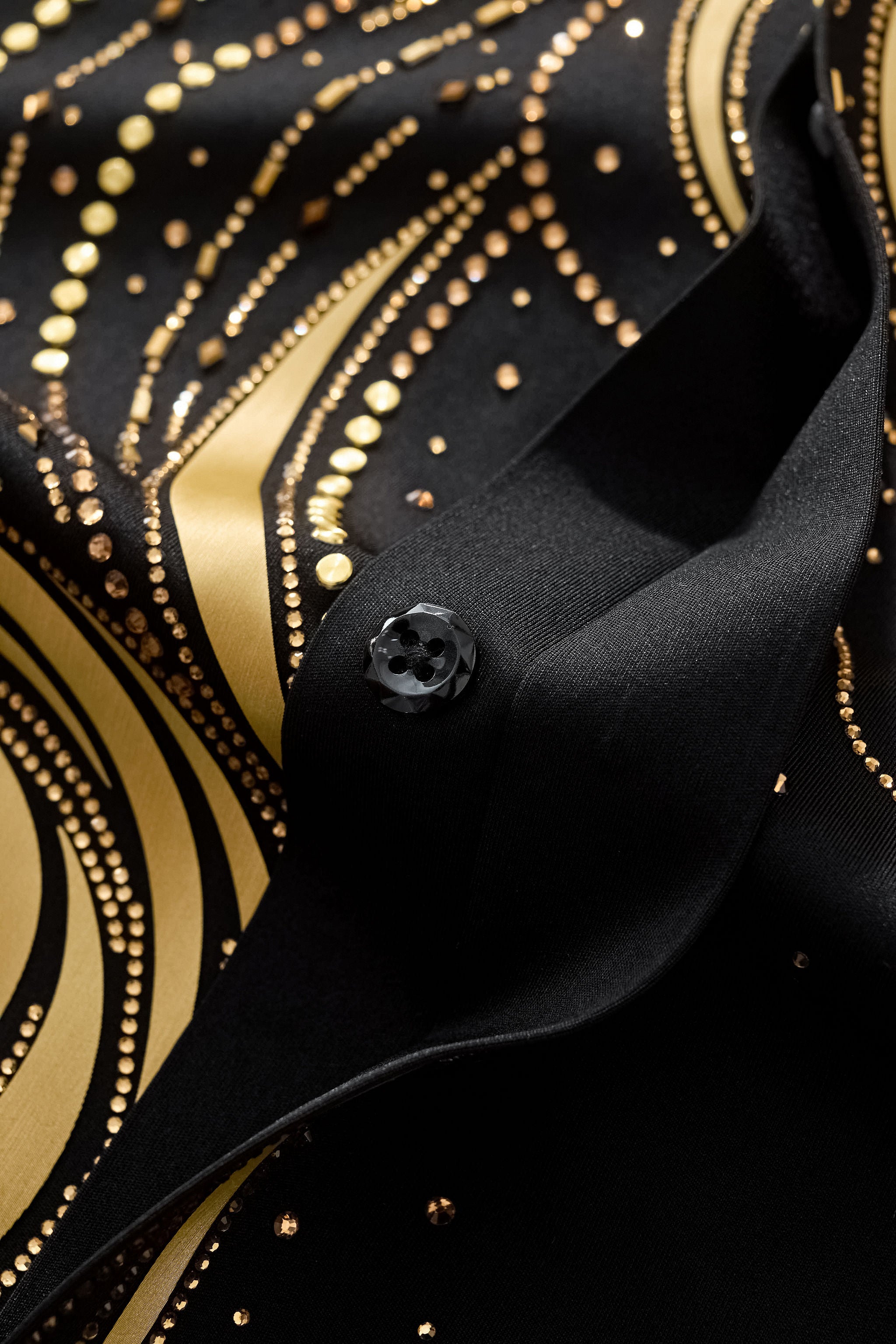 Stallion Embellished LS Shirt BLACK/GOLD