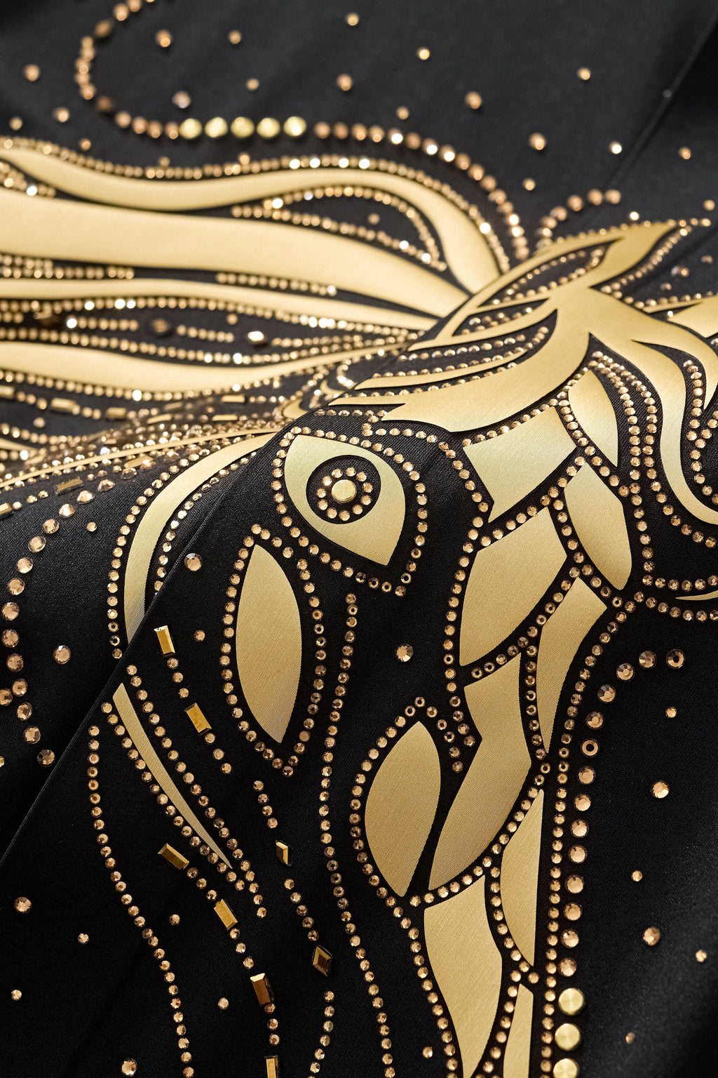 Stallion Embellished LS Shirt BLACK/GOLD