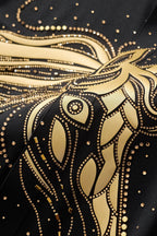 Stallion Embellished LS Shirt BLACK/GOLD