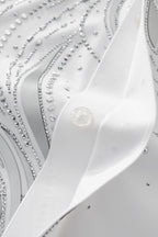 Stallion Embellished LS Shirt WHITE