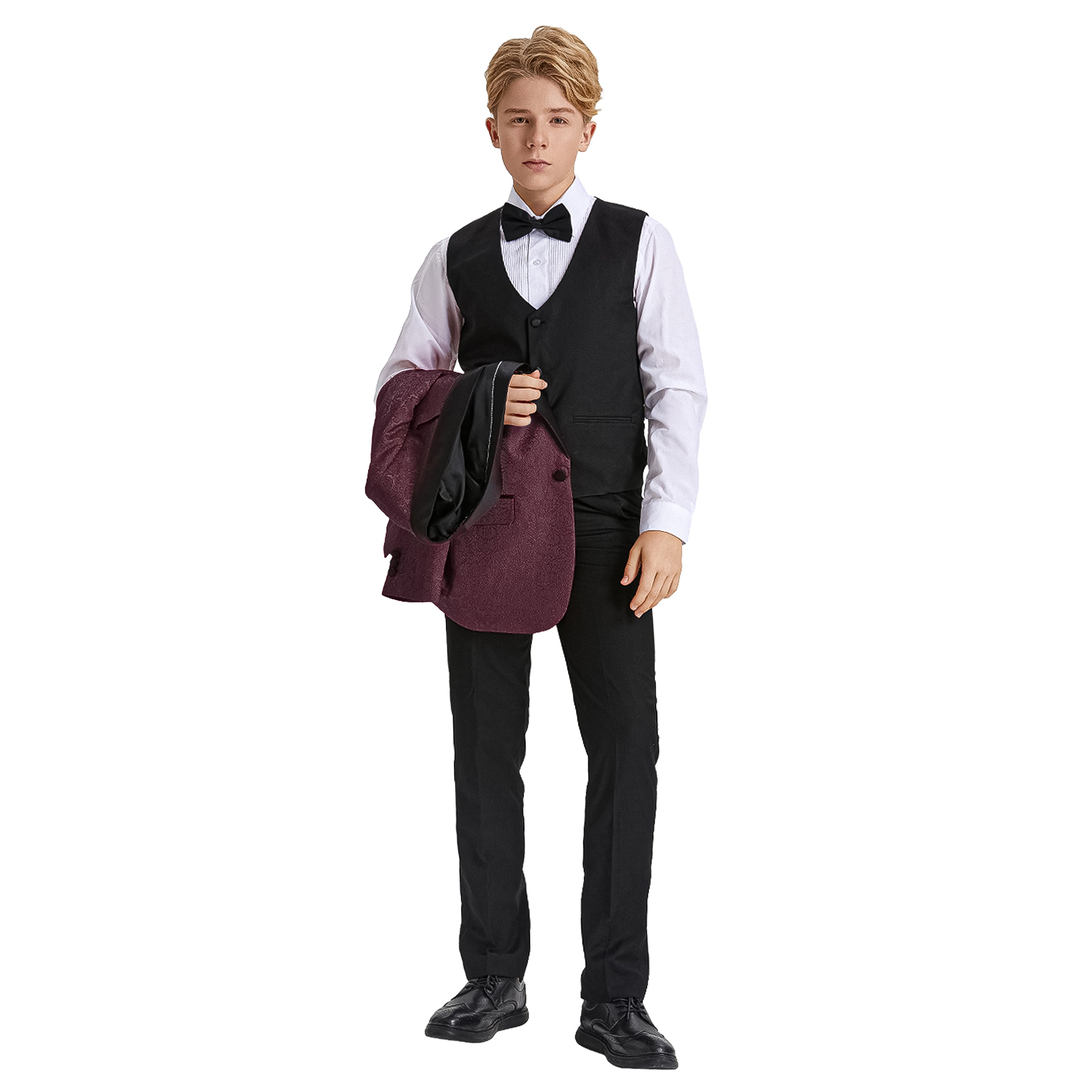 Tazzio Boy's 5pc Solid Suit