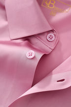 SIGNATURE SATIN STITCHLESS LS Shirt DUSTY PINK
